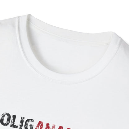 Fight Oligarchy with this OA 'Wealth does not equal Worth' Oliganarchist t-shirt inspired by Bernie Sanders